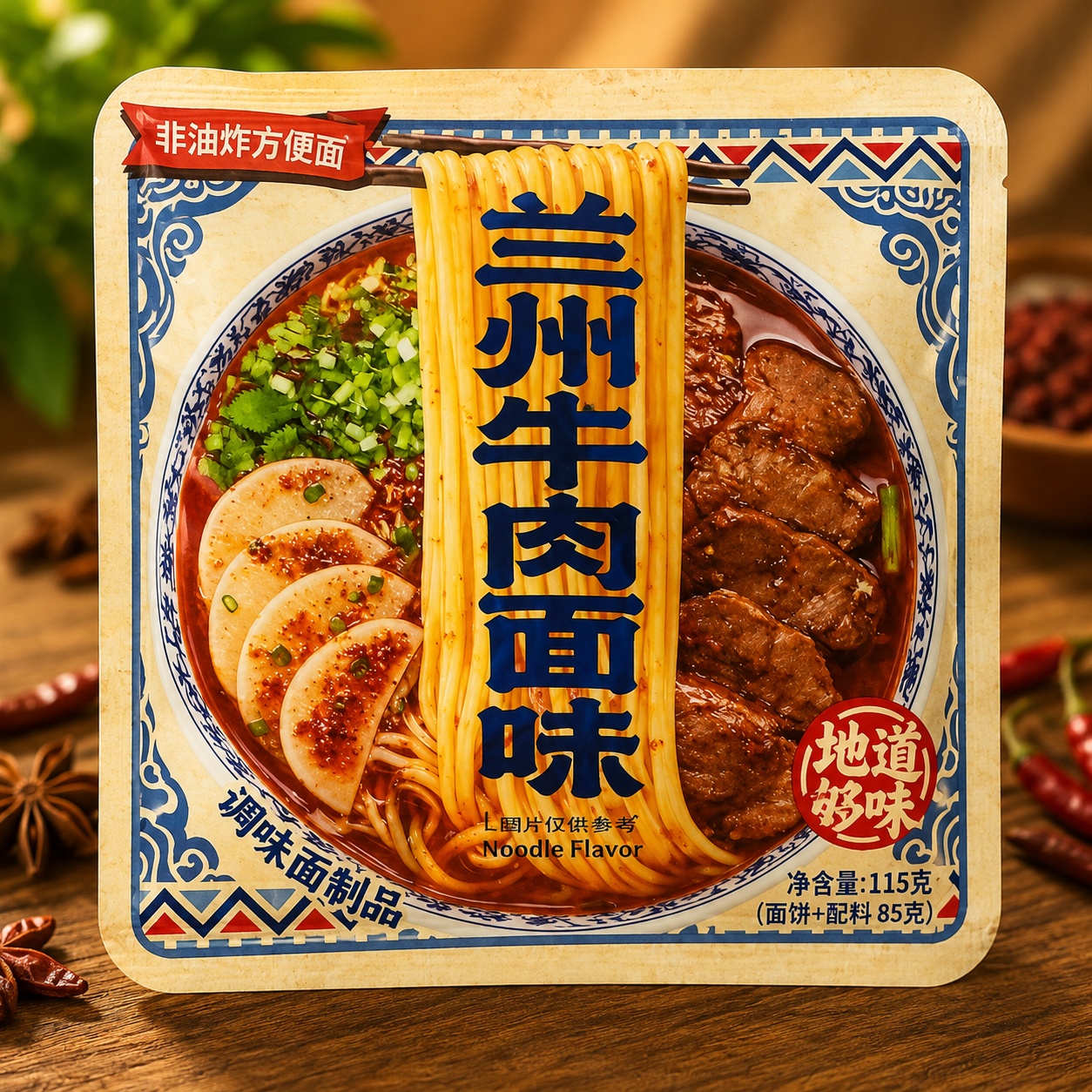 Tăm cay mỳ cải bò