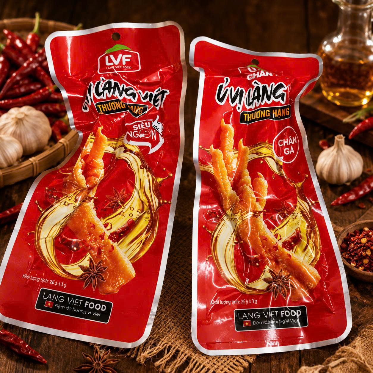 Chân gà ủ vị làng Việt