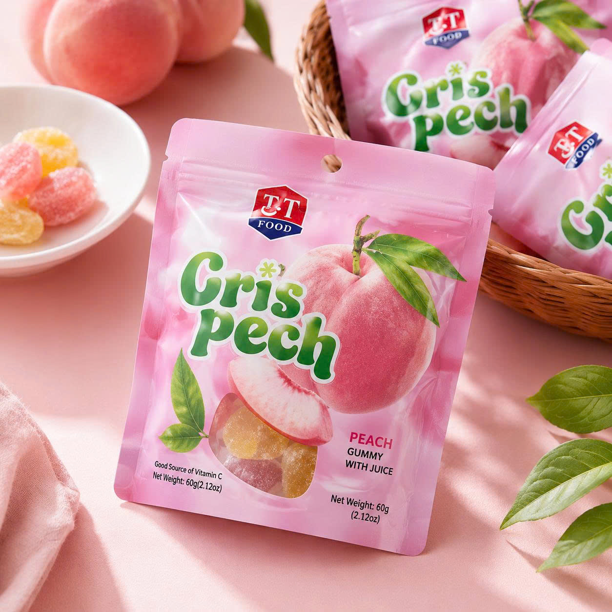 Đào giòn lốc 30 túi