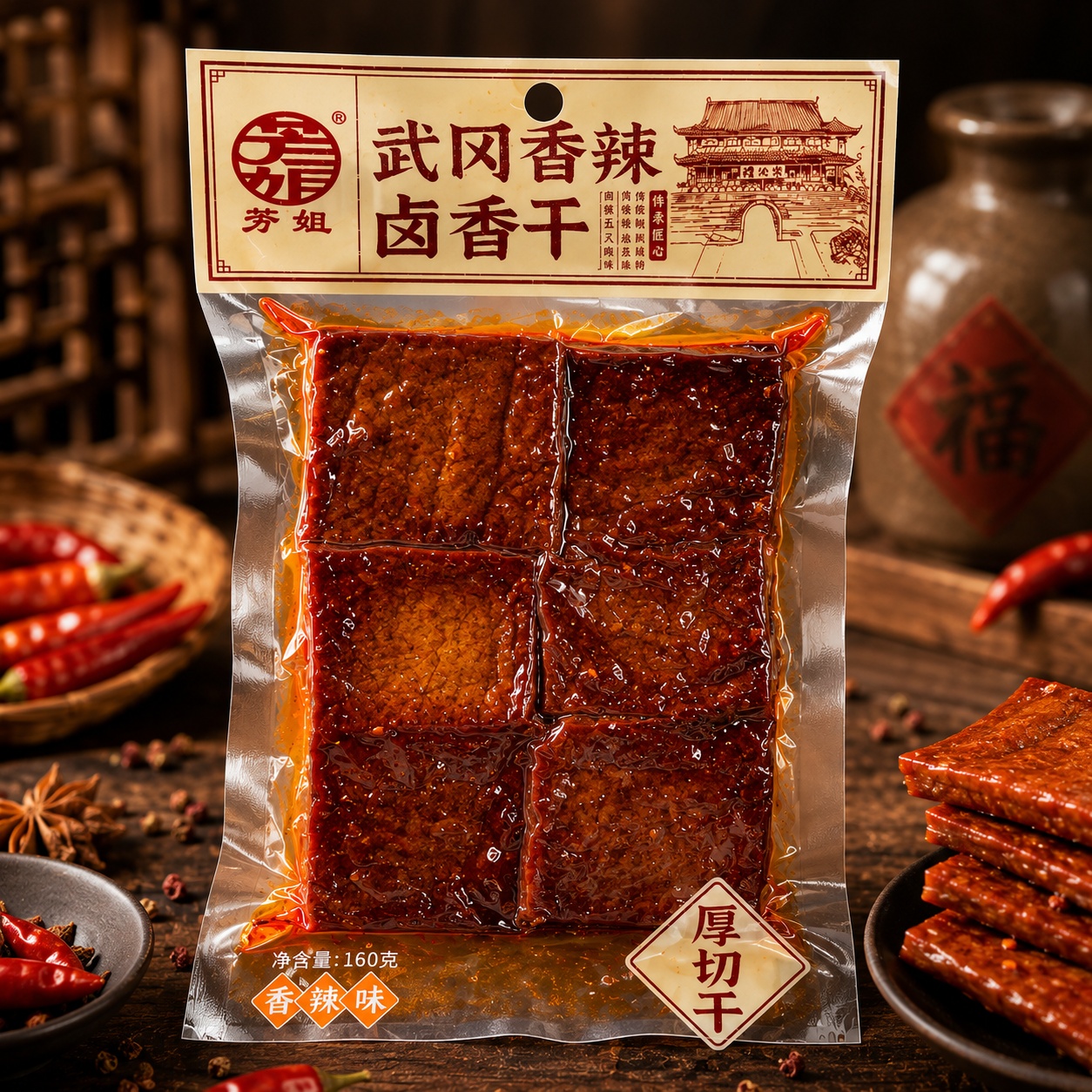 Đậu hũ cay Tứ Xuyên 160g