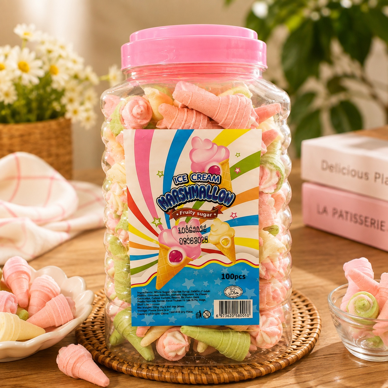 Lọ 100pcs ốc kem