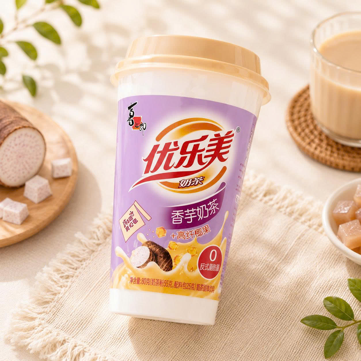 Sữa Hương vị khoai môn lang youle mei 80g