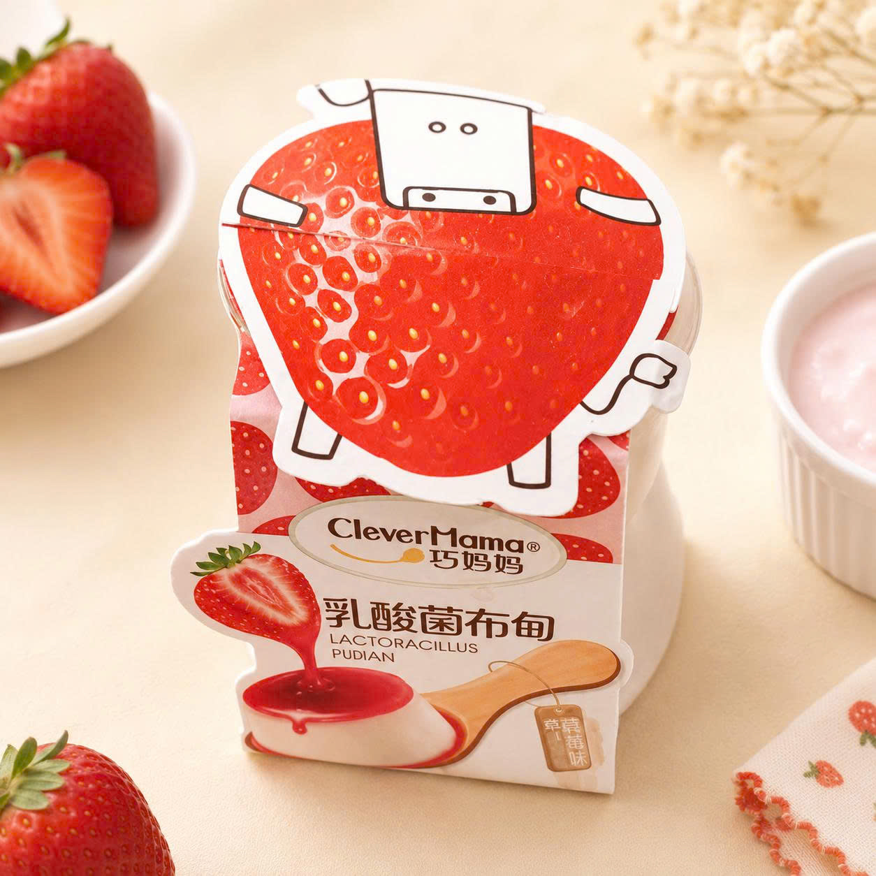 Thạch pudding lk mứt dâu
