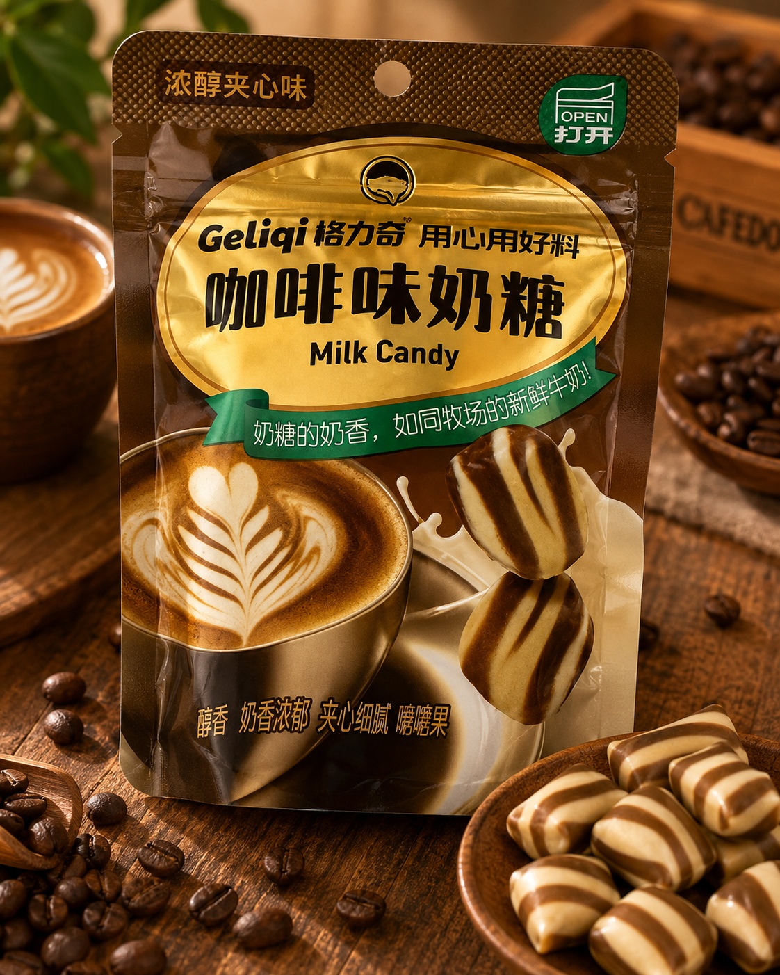Kẹo ngậm cafe