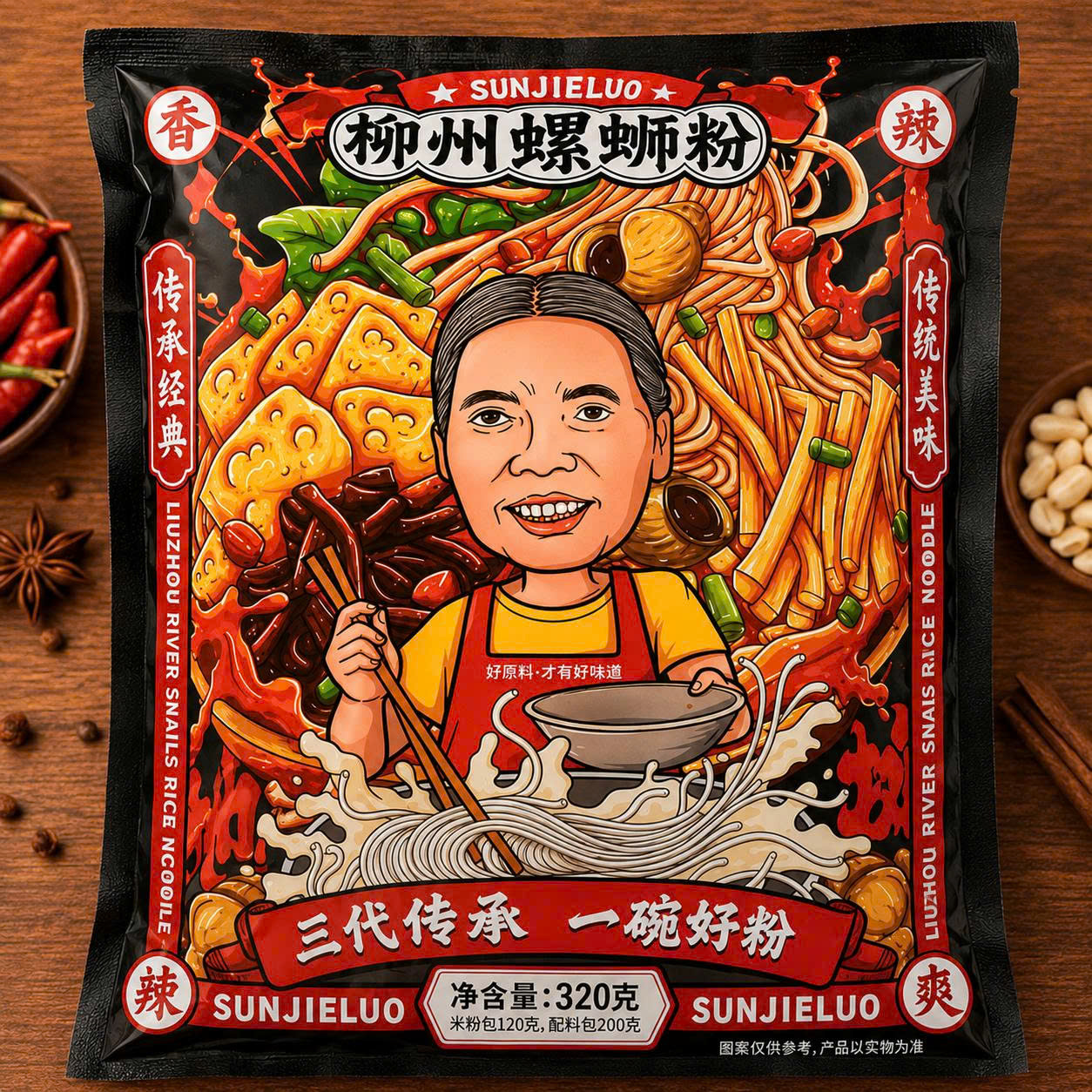 Bún ốc liễu châu Dì Tôn 320g
